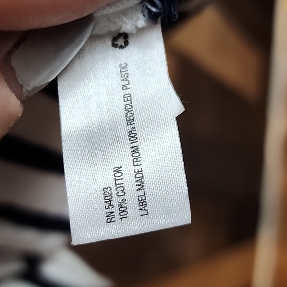 Gap Striped knit moto jacket, size L - Picture 6 of 6